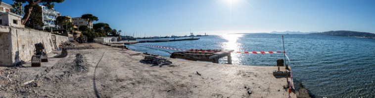 2022.01.22 Demolition du Provencal Beach (5i) : pano2022