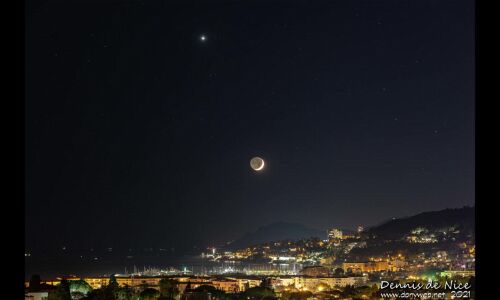 La Lune et Venus  06.12.2021
