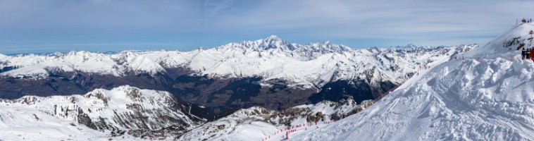2023.03.21 Vue du Mont Blanc depuis le sommet de l'Aiguille Rouge (14i)